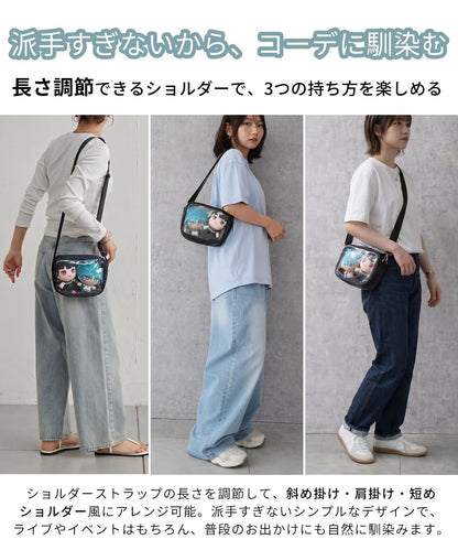 ぬいポーチ ぬいぐるみポーチ 推し活 クリアポーチ 2体収納 ショルダー付き PVC 透明バッグ 痛バッグ ぬい活 軽量 コンパクト 防水風 ライブ イベント ビーチ プール 旅行 お出かけ用 23×15×6cm