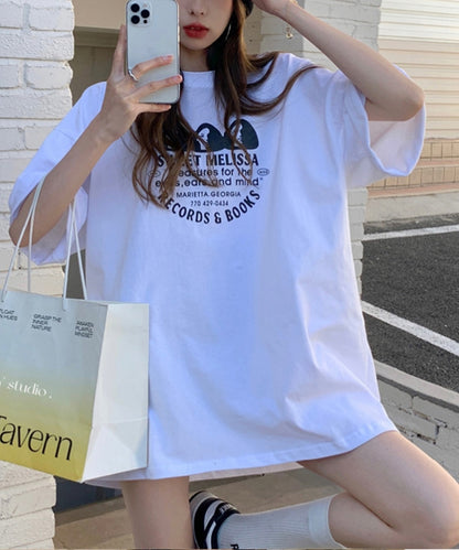 オーバーサイズ ドロップショルダーTシャツ