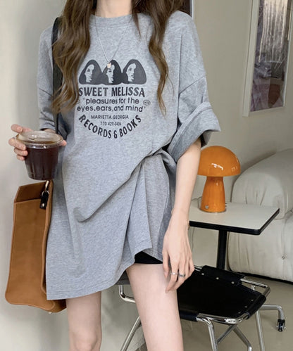 オーバーサイズ ドロップショルダーTシャツ