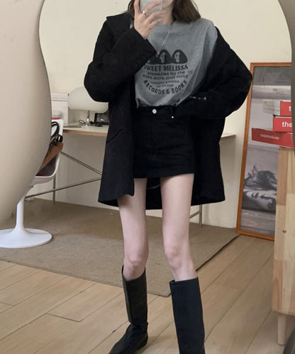 オーバーサイズ ドロップショルダーTシャツ
