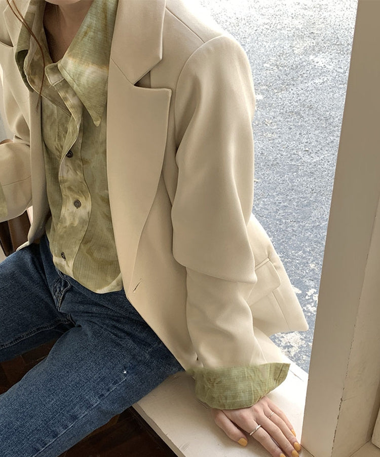 ゆったりシルエット テーラードジャケット