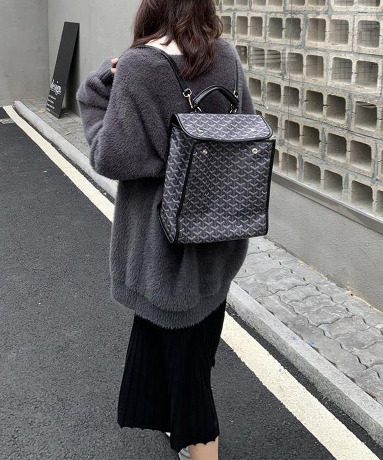 シャギーニット ロングカーディガン
